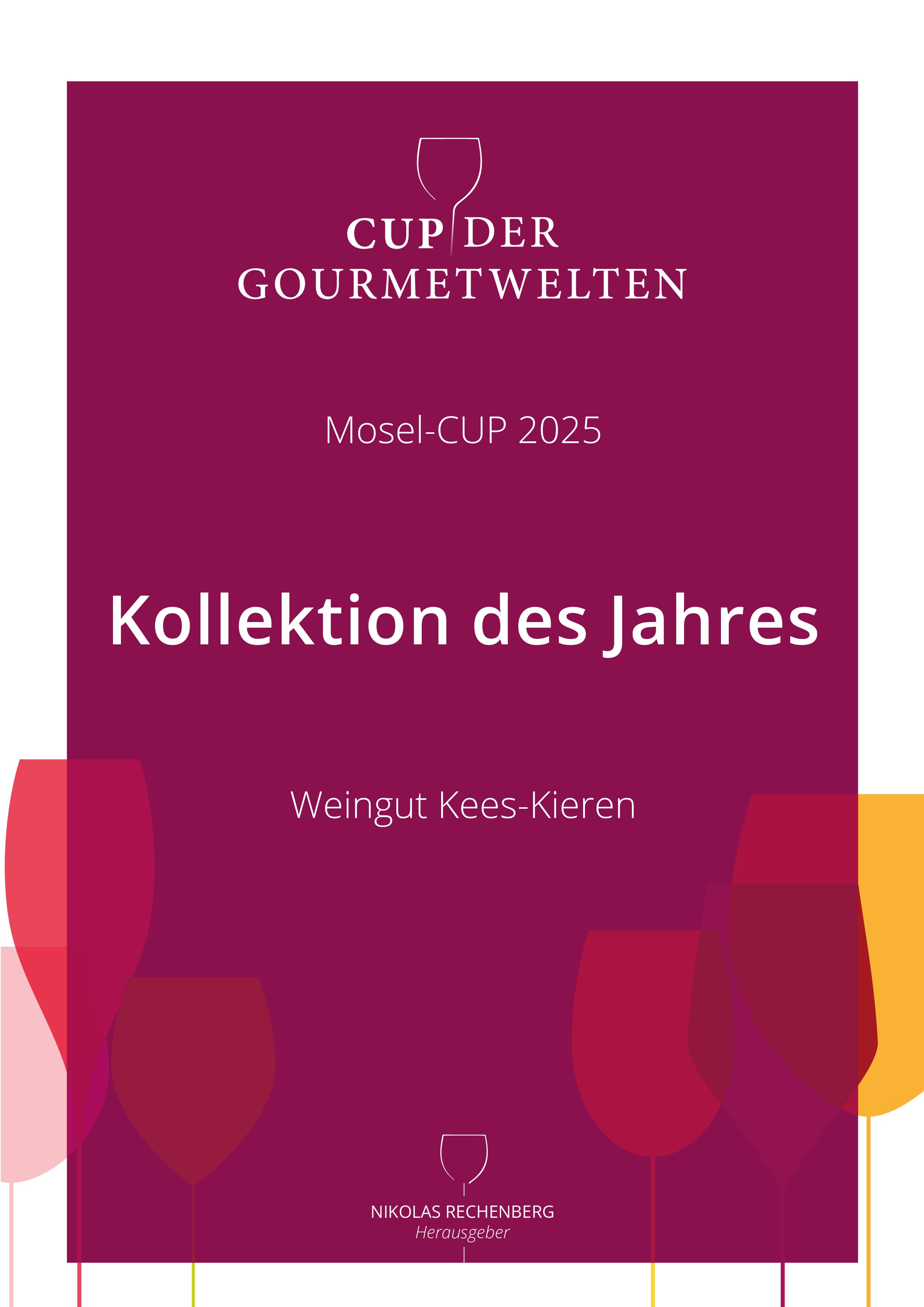 Kollektion des Jahres Urkunde